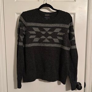 Pendleton Aztec Pattern Washable Wool Sweater